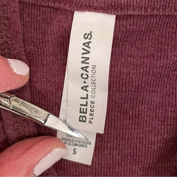 To Write Love on Her Arms TWLOHA Zip-up Hoodie Bella Canvas Size Small NWOT - Picture 5 of 5